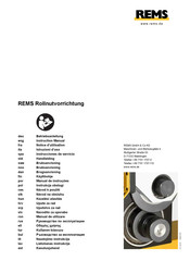 REMS Serie Collum RG Betriebsanleitung