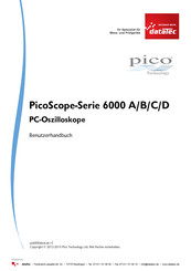Pico Technology PicoScope 6404D Serie Benutzerhandbuch