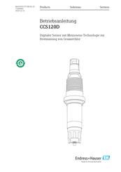 Endress+Hauser CCS120D Betriebsanleitung