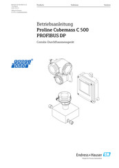 Endress+Hauser Proline Cubemass C 500 Betriebsanleitung