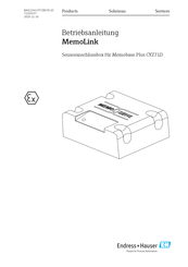 Endress+Hauser MemoLink Betriebsanleitung