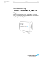 Endress+Hauser Connect Sensor FXA30B Betriebsanleitung