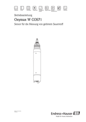 Endress+Hauser Oxymax W COS71 Betriebsanleitung
