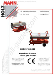 HOLZMANN-MASCHINEN HKD30T Originalbetriebsanleitung