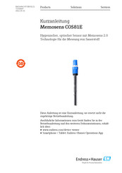 Endress+Hauser Memosens COS81E Kurzanleitung