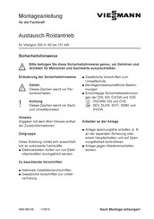 Viessmann 7843660 Montageanleitung Für Die Fachkraft