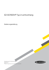 Banner EZ-SCREEN Type 2 Bedienungsanleitung