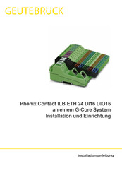 Geutebruck Phönix Contact ILB ETH 24 DI16 DIO16 Installation Und Einrichtung