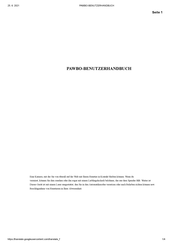 Reedog PAWBO Benutzerhandbuch