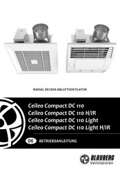 BLAUBERG Ventilatoren Ceileo Compact DC 110 H/IR Betriebsanleitung