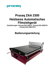 Proceq ZAA 2300 Bedienungsanleitung