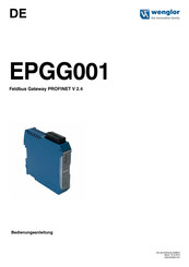 Wenglor EPGG001 Bedienungsanleitung