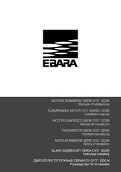 EBARA 1200N Installationsanleitung