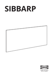 IKEA SIBBARP AA-2291164-1 Bedienungsanleitung