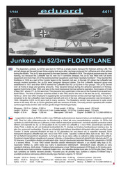 eduard Junkers Ju 52/3m Bauanleitung