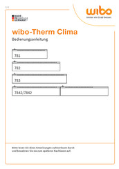 wibo Therm Clima 781 Bedienungsanleitung