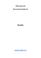 AUDAC PRE116 Benutzerhandbuch