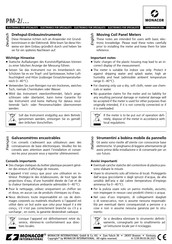 Monacor PM-2-Serie Bedienungsanleitung