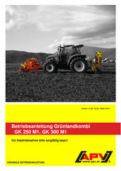 APV GK 250 M1 Betriebsanleitung