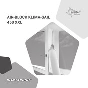 Suntec Wellness KLIMATRONIC AIR-BLOCK KLIMA-SAIL 450 XXL Montageanleitung