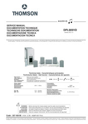 THOMSON DPL909VD Technische Dokumentation