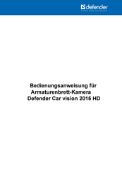 Defender Car vision 2015 HD Bedienungsanweisung
