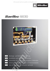WimTec SanTec MICRO Montage- Und Bediensungsanleitung