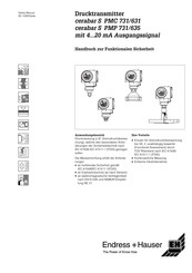 Endress+Hauser cerabar S PMP 635 Handbuch Zur Funktionalen Sicherheit