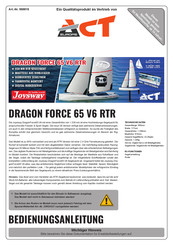 ACT DRAGON FORCE 65 V6 RTR Bedienungsanleitung
