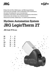 JRG LegioTherm 2T Bedienungs- Und Wartungsanleitung