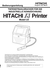 Hitachi UX Bedienungsanleitung