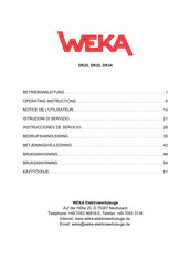 Weka DK34 Betriebsanleitung