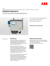 Abb AO2040-Fidas24 Ex Betriebsanleitung
