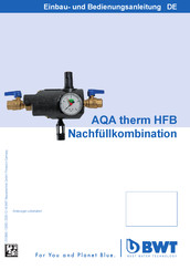 BWT AQA therm HFB Einbau- Und Bedienungsanleitung