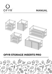 OFYR Storage INSERTS PRO Montageanleitung