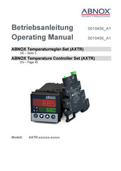 ABNOX AXTR Serie Betriebsanleitung
