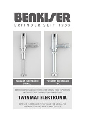 BENKISER TWINMAT ELEKTRONIK WC 8993300 Installations- Und Wartungsanleitung