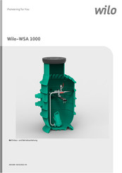 Wilo WSA 1000 Einbau- Und Betriebsanleitung