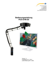 PCE Instruments PCE-OVM 3D Bedienungsanleitung