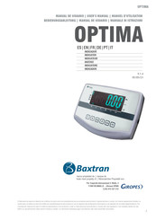 Baxtran Optima Bedienungsanleitung
