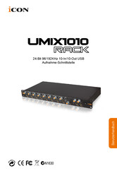 ICON UMIX1010 RACK Benutzerhandbuch