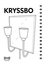 IKEA KRYSSBO Bedienungsanleitung