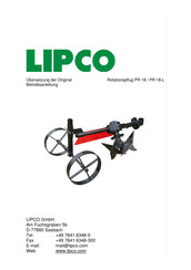 Lipco PR 18-L Betriebsanleitung
