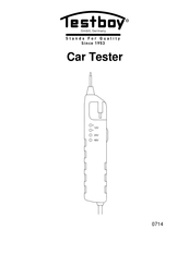 TESTBOY Testboy Car Tester Bedienungsanleitung