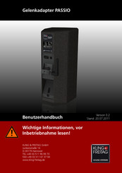 KLING & FREITAG PASSIO Benutzerhandbuch