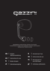 Gazzini 10039292 Original-Gebrauchsanleitung