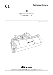 HOLMS SH 3,0 Betriebsanleitung