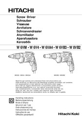 Hitachi W 8VB2 Bedienungsanleitung