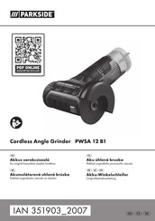 Parkside PWSA 12 B1 Originalbetriebsanleitung