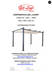 Jet-Line group LUXOR 2826 Aufbauanleitung